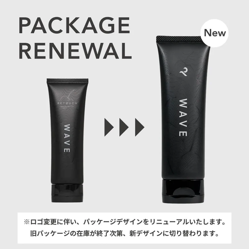 Retouch Wave Wax for Men's Curly Hair Styling 3.2 oz (90g)