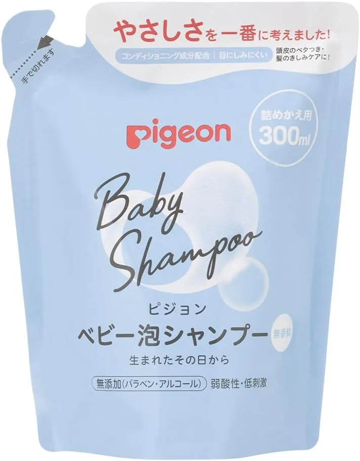 Pigeon Baby Gentle Foam Shampoo - Cleansing Hair Care 350ml