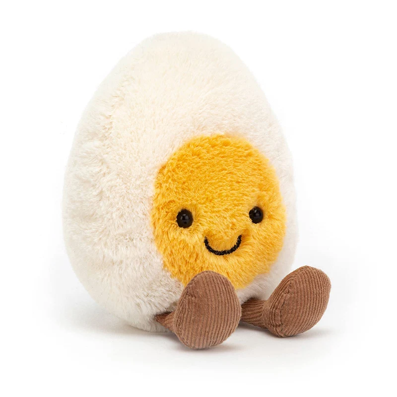 Jelly Cat Boiled Egg Plush Toy Parallel Import Soft Cuddly Stuffed Animal