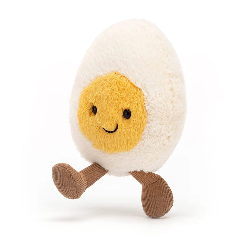 Jelly Cat Boiled Egg Plush Toy Parallel Import Soft Cuddly Stuffed Animal