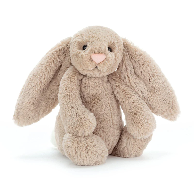 Jelly Cat Bashful Bunny Medium Beige Stuffed Rabbit Toy