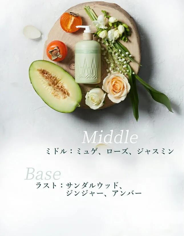 ONSENSOU Body Wash 300ml with Hot Spring Algae & White Clay Floral