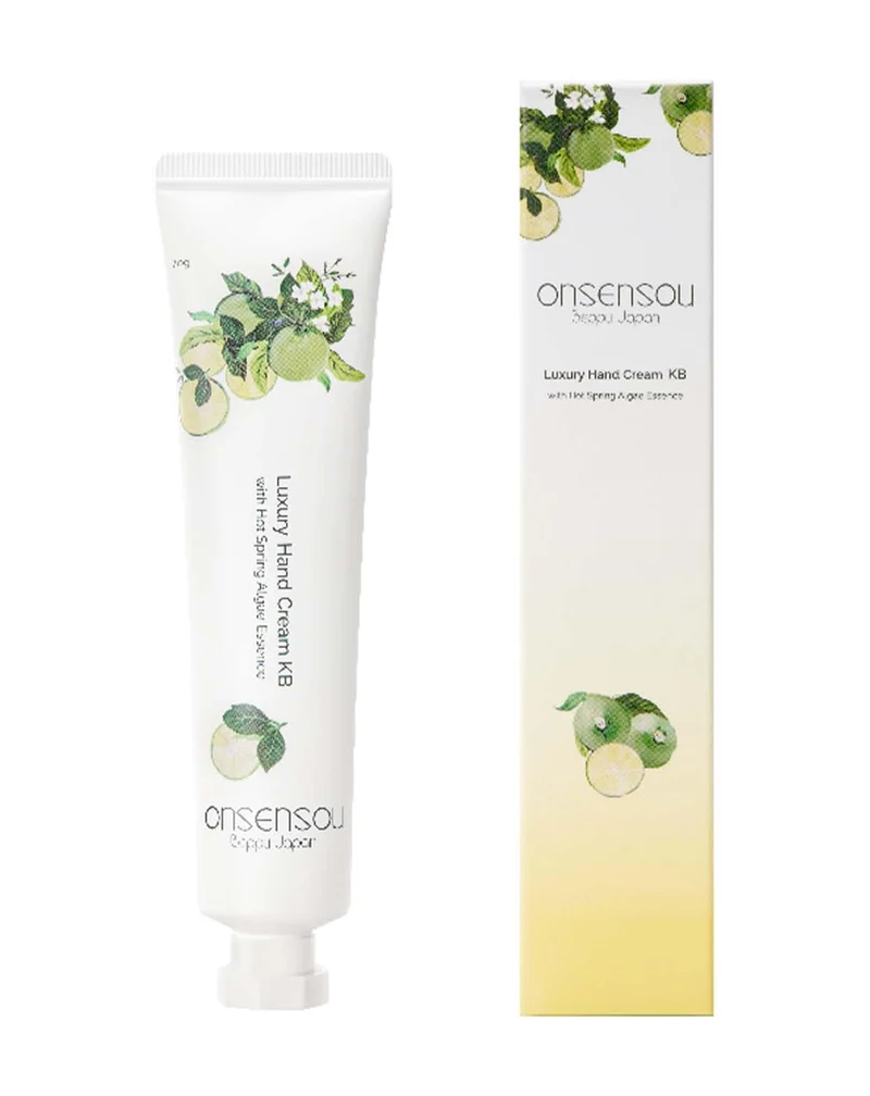 ONSENSOU Luxury Hand Cream 35g Kabosu & Yuzu Shea Butter Made in Japan