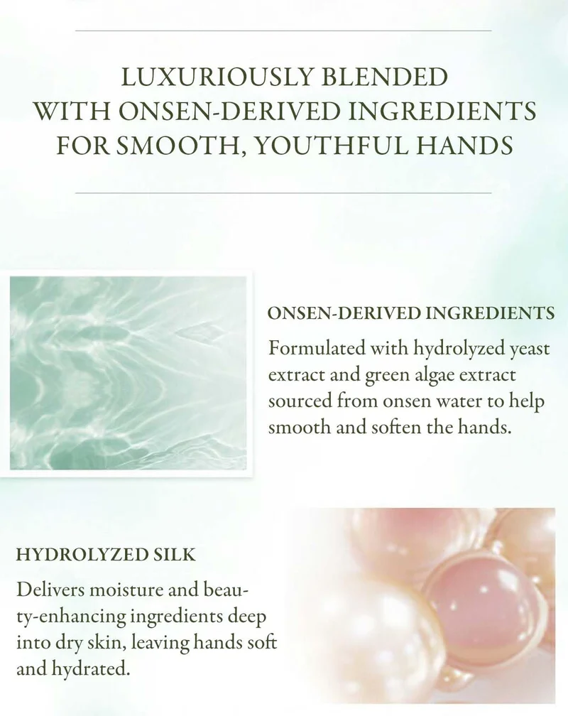 ONSENSOU Luxury Hand Cream 35g Kabosu & Yuzu Shea Butter Made in Japan