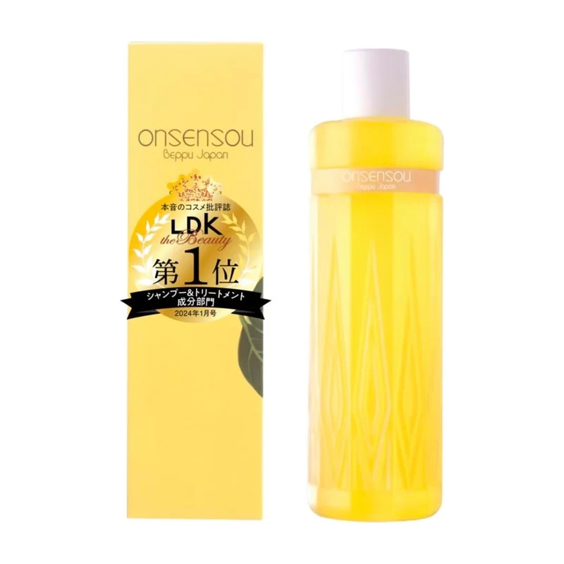 ONSENSOU Moisture Shampoo Kabosu 300ml Sulfate-Free for Dry Hair