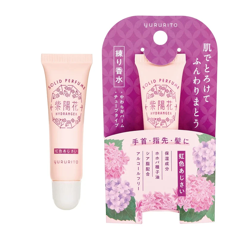 Yururito Hydrangea Solid Perfume Rainbow Hydrangea 10mL