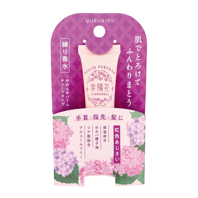 Yururito Hydrangea Solid Perfume Rainbow Hydrangea 10mL