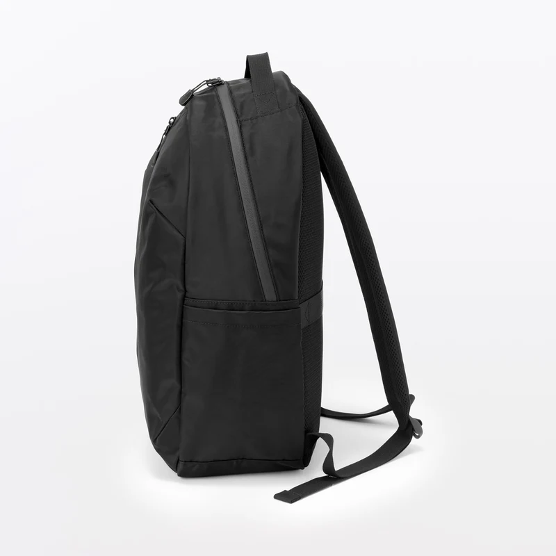 MUJI Water-Repellent Business Backpack Round Unisex Adult Black