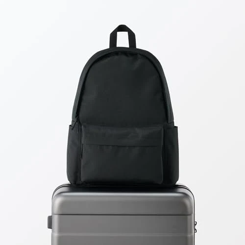 MUJI Water-Repellent Backpack Reduced Shoulder Strain Unisex Adult Black