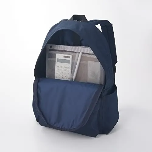 MUJI Water-Repellent Backpack Reduced Shoulder Strain Unisex Adult Black