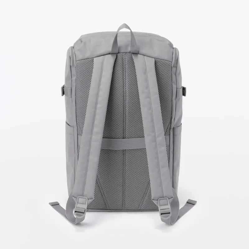 Muji Water-Repellent Top-Opening Backpack Unisex Adult Gray (EFE60A6S)