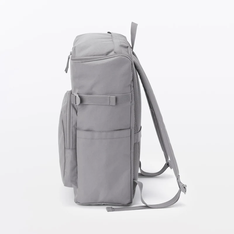Muji Water-Repellent Top-Opening Backpack Unisex Adult Gray (EFE60A6S)