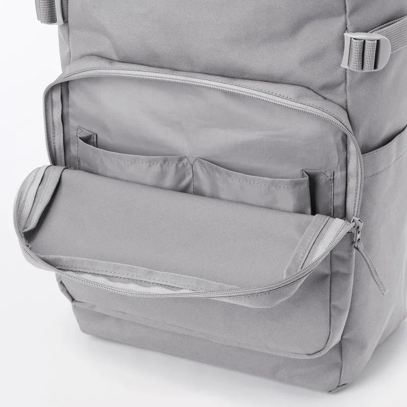 Muji Water-Repellent Top-Opening Backpack Unisex Adult Gray (EFE60A6S)