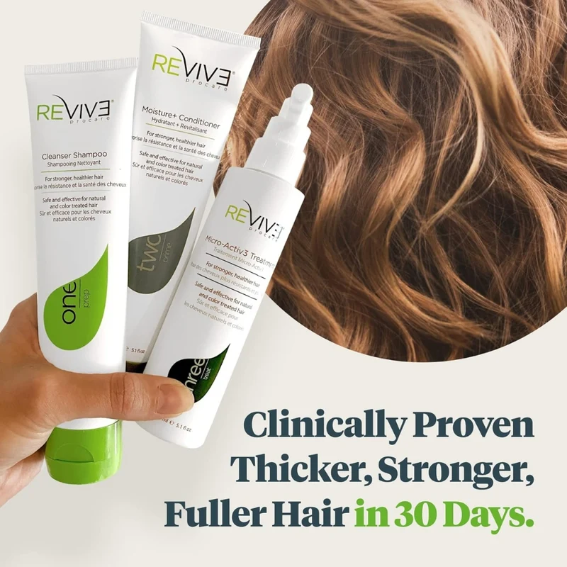Trio de départ anti-chute "Starter Kit" shampoing "Prep", revitalisant "Prime" et traitement "Micro-Activ3 Treat" - Pour tous types de cheveux clairsemés (2x 150ml/5.1oz, 75ml/2.6oz)