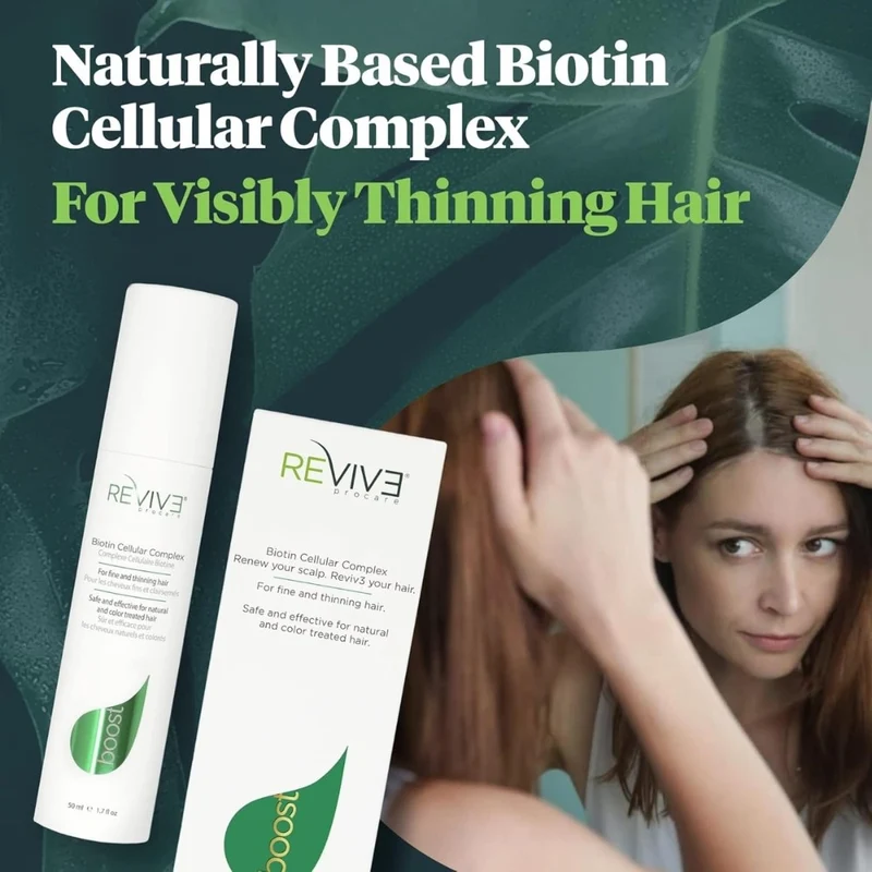 Complexe cellulaire biotine "Boost" augmente le renouvellement cellulaire - Pour cheveux fins et clairsemés (50ml/1.7oz)