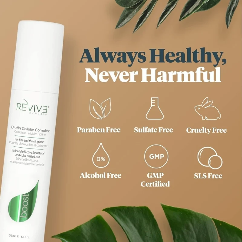 Complexe cellulaire biotine "Boost" augmente le renouvellement cellulaire - Pour cheveux fins et clairsemés (50ml/1.7oz)
