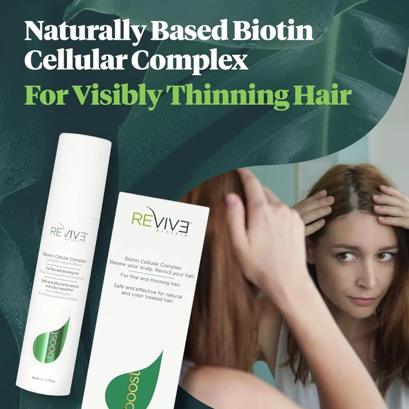 Complexe cellulaire biotine "Boost" augmente le renouvellement cellulaire - Pour cheveux fins et clairsemés (50ml/1.7oz)