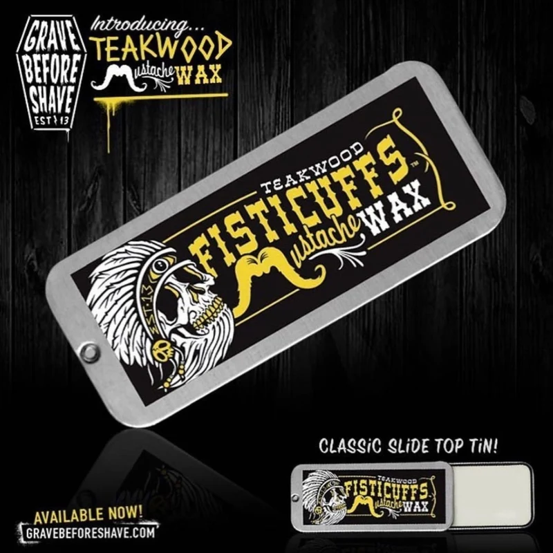 Cire à moustache "Teakwood Scent" - Tenue original (15g/0.5oz)