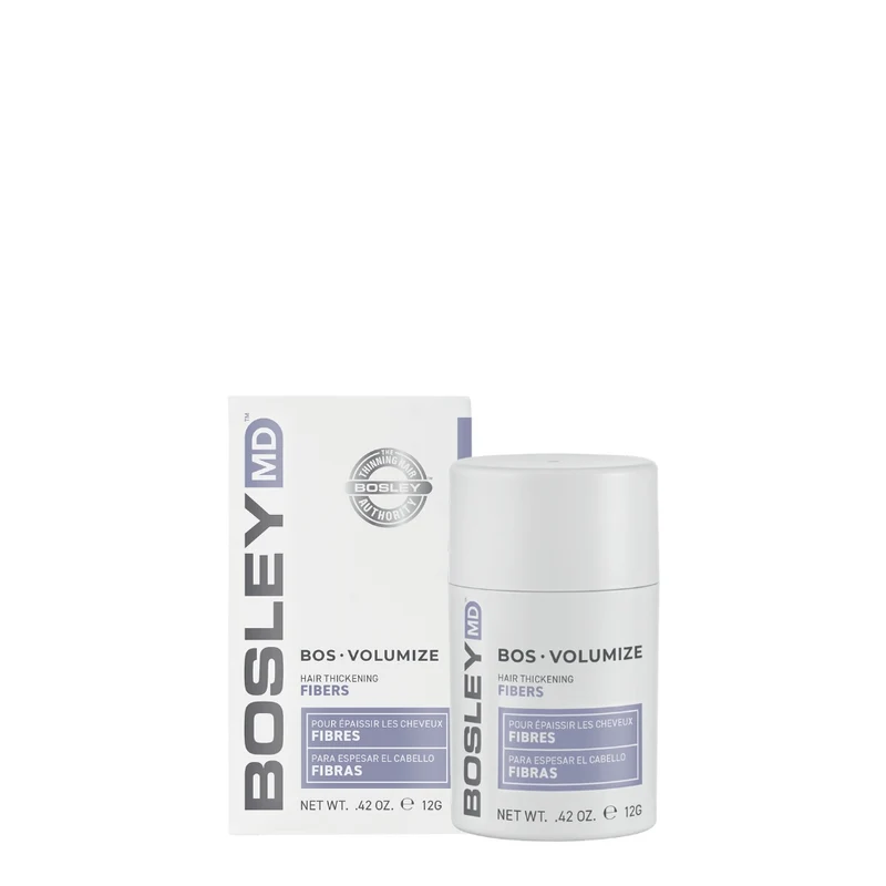 Fibre épaississante "BosVolumize" (BRUN CLAIR) - Pour cheveux clairsemés (12g/0.42oz)