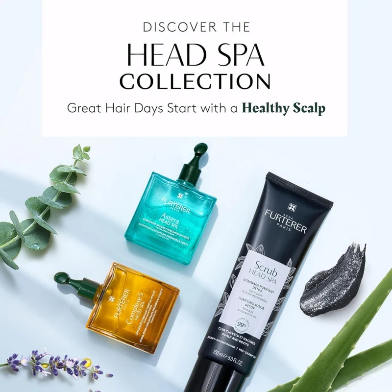 Concentré apaisant fraîcheur et pureté "Astera Head Spa" - Soin du cuir chevelu avant shampoing (50ml/1.69oz)