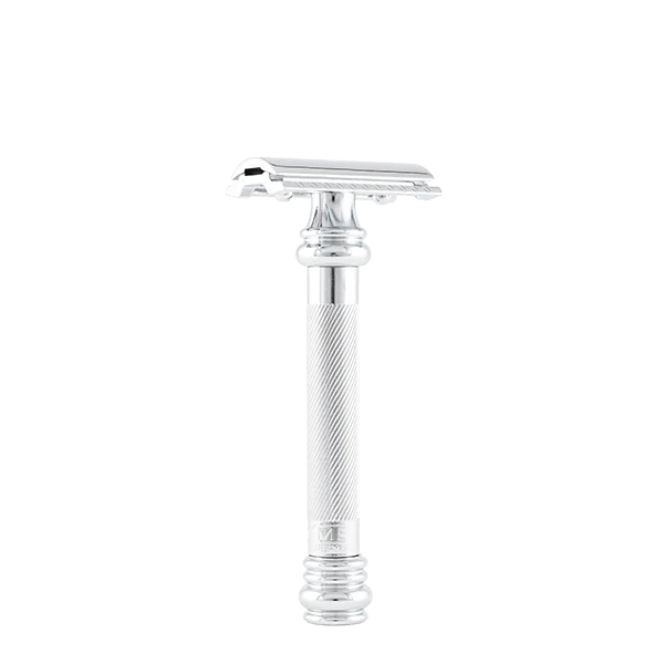 Rasoir de sécurité Merkur 38C "Barber Pole" - Chromé (90 38 001)