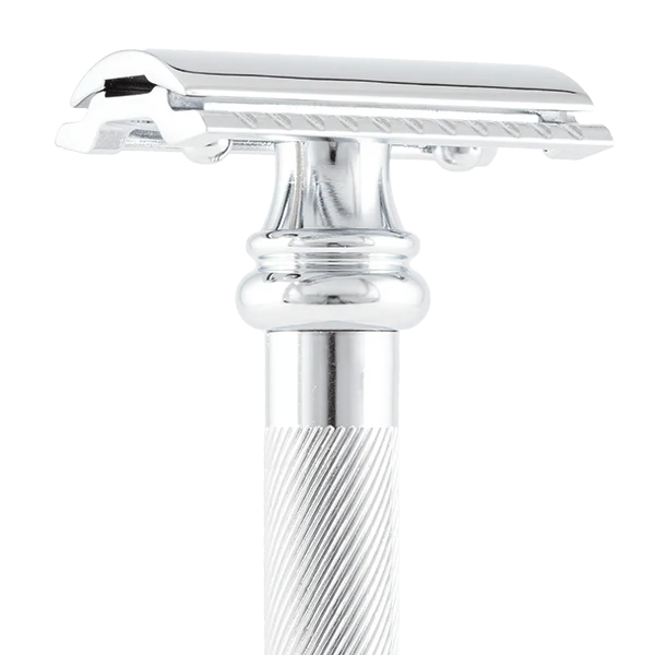 Rasoir de sécurité Merkur 38C "Barber Pole" - Chromé (90 38 001)