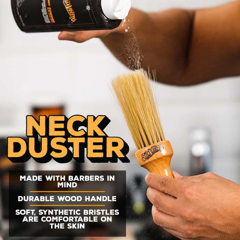 Brosse de coup avec poils synthétique "Neck Duster"