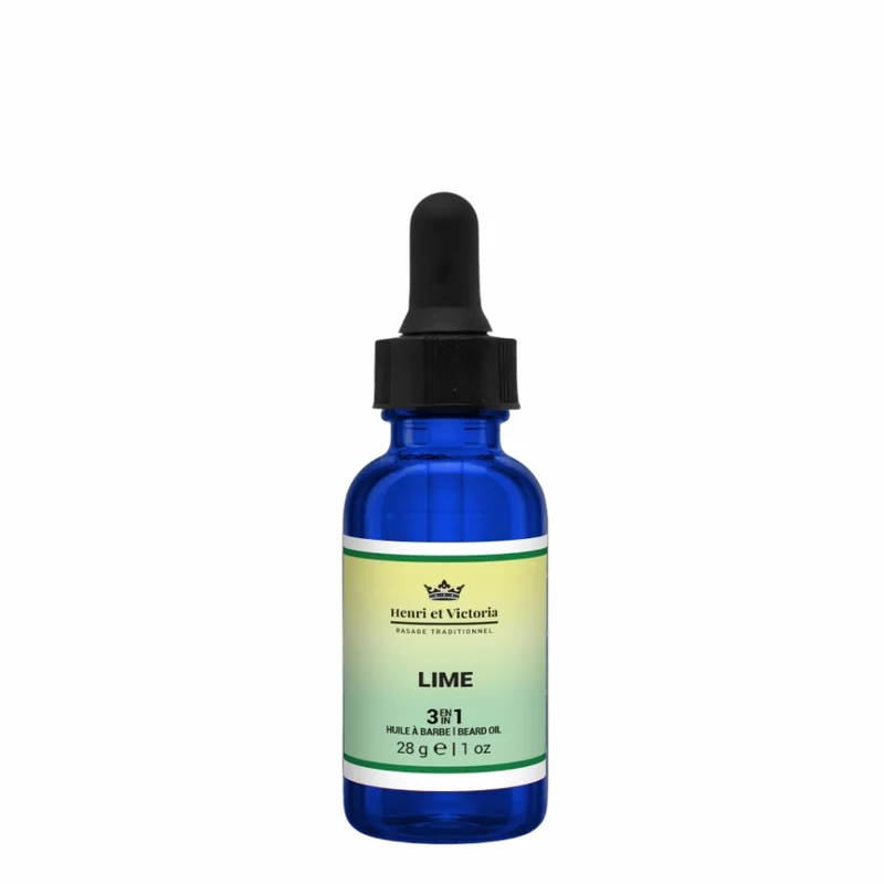 Huile à barbe 3 en 1 "Lime" (28g/1.0oz)