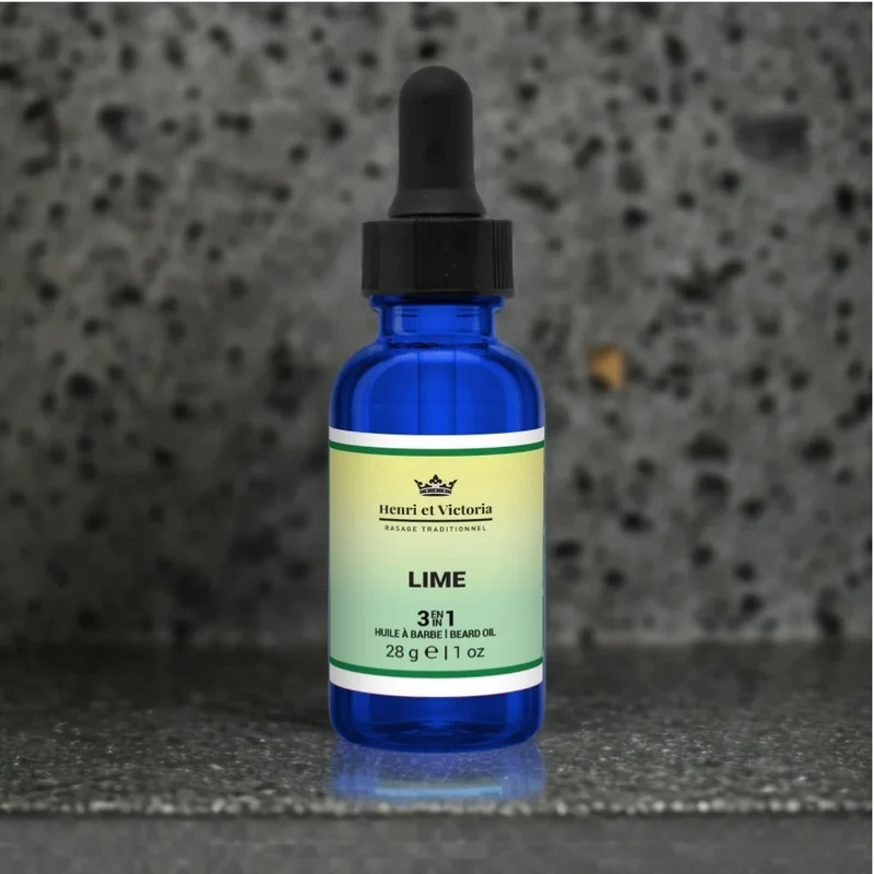 Huile à barbe 3 en 1 "Lime" (28g/1.0oz)