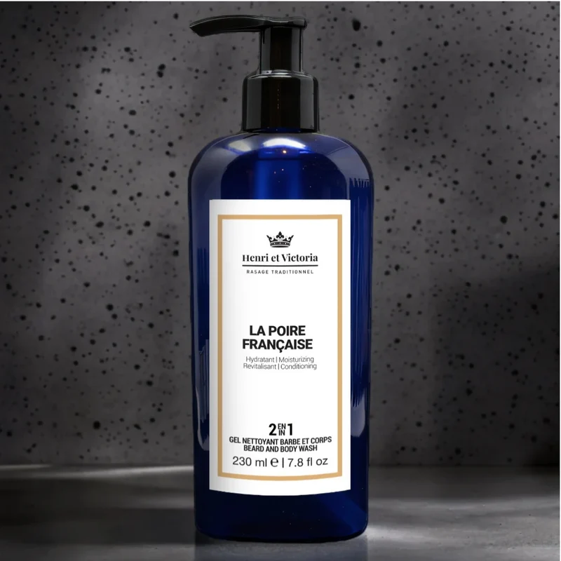 Gel nettoyant 2 en 1 barbe et corps La Poire Française (228g/8.0oz)