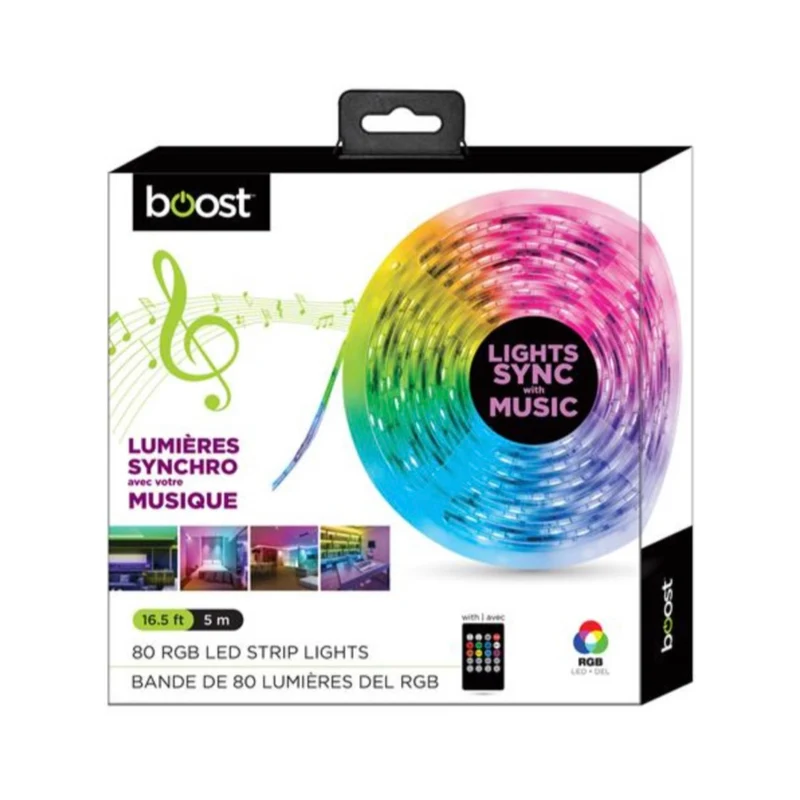 BOOST - Lumière DEL Synchro avec la Musique