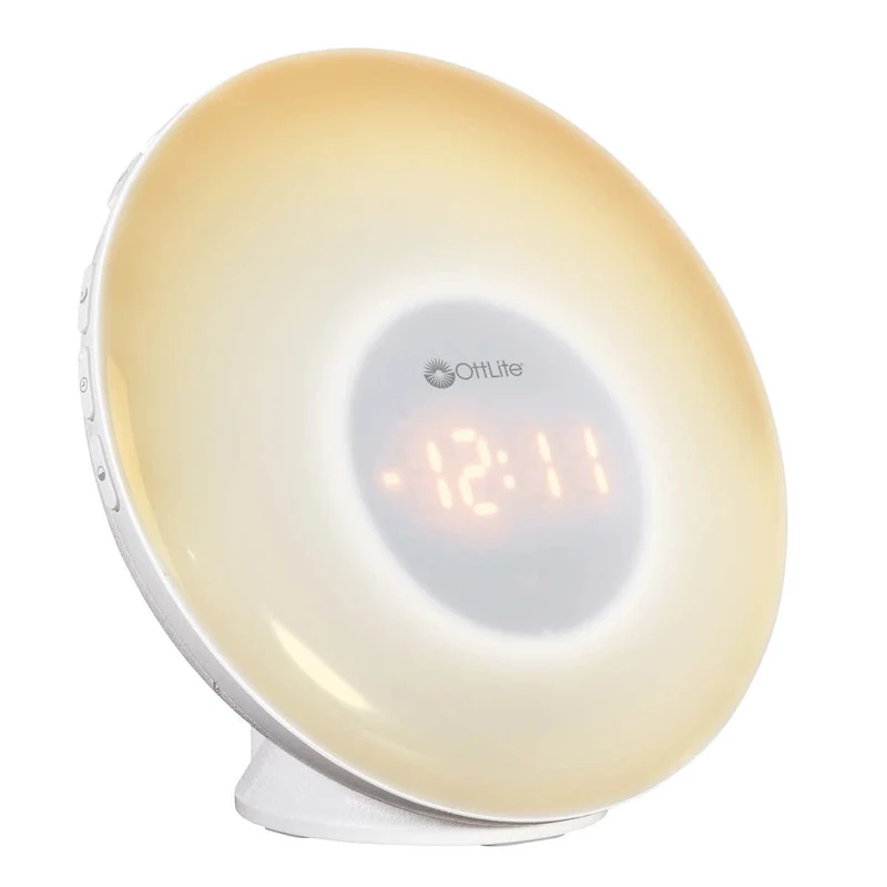 OTTLITE - Lampe Réveil-Matin avec Bruit Blanc et Changement de Couleur