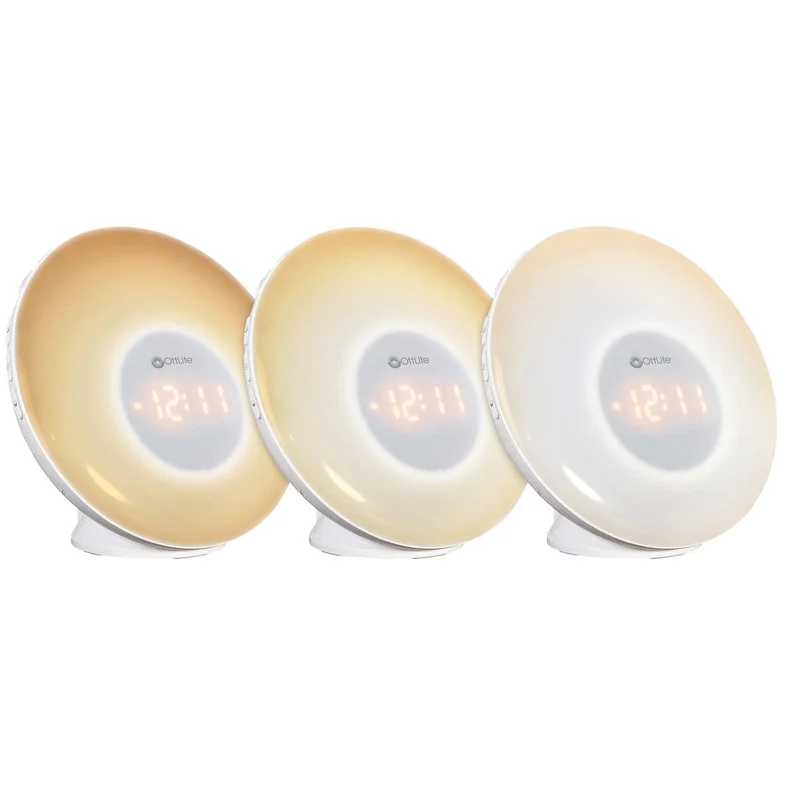 OTTLITE - Lampe Réveil-Matin avec Bruit Blanc et Changement de Couleur