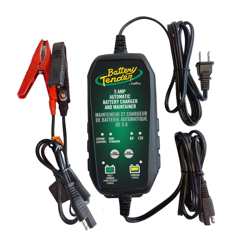 BATTERY TENDER BY DELTRAN - Mainteneur et Chargeur de Batterie de 5 A