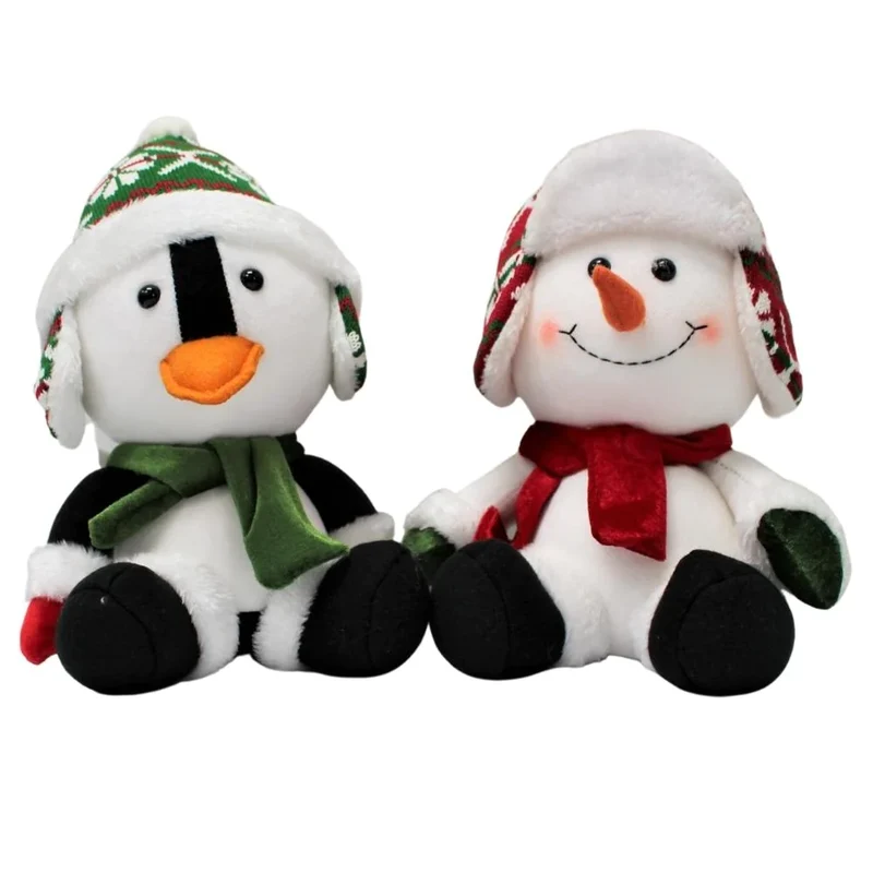 Ensemble de Peluches de Noël