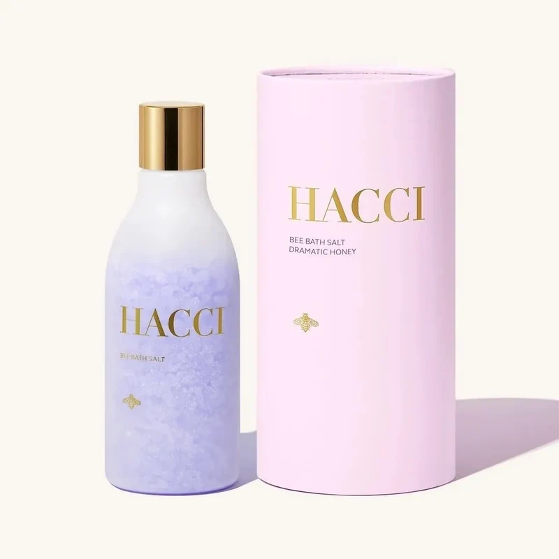 Hacci Bee Bath Salt Dramatic Honey Natural 10.6 oz 300g