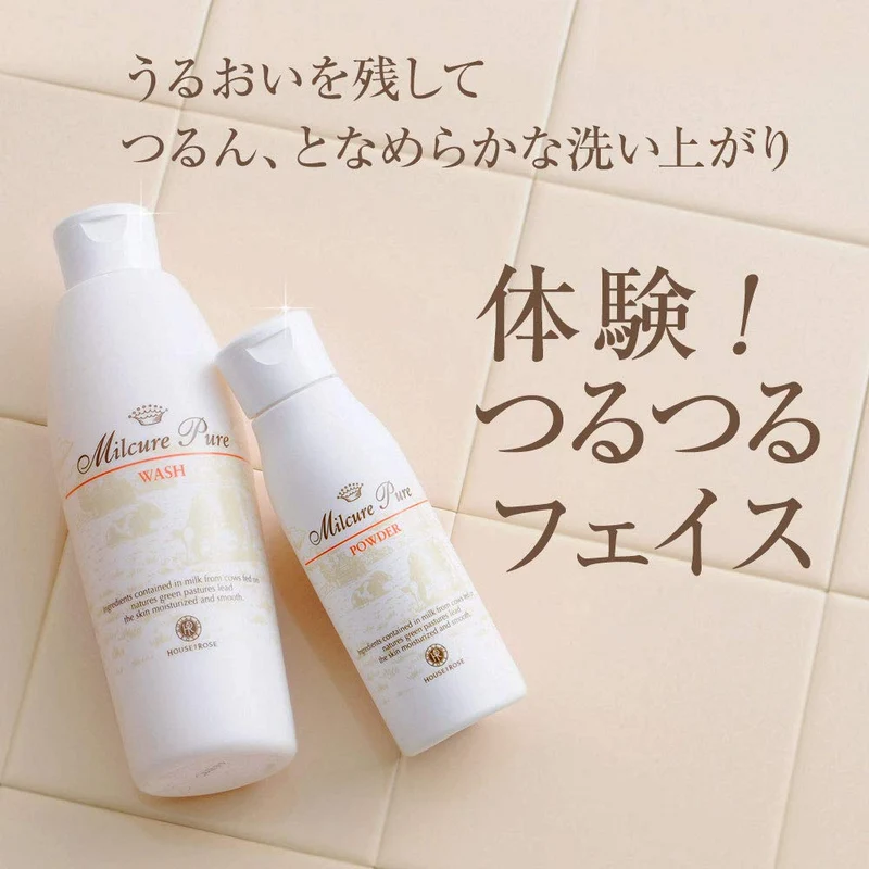 House Of Rose Milkure Pure Wash & Powder Non-Foaming Face Wash Set