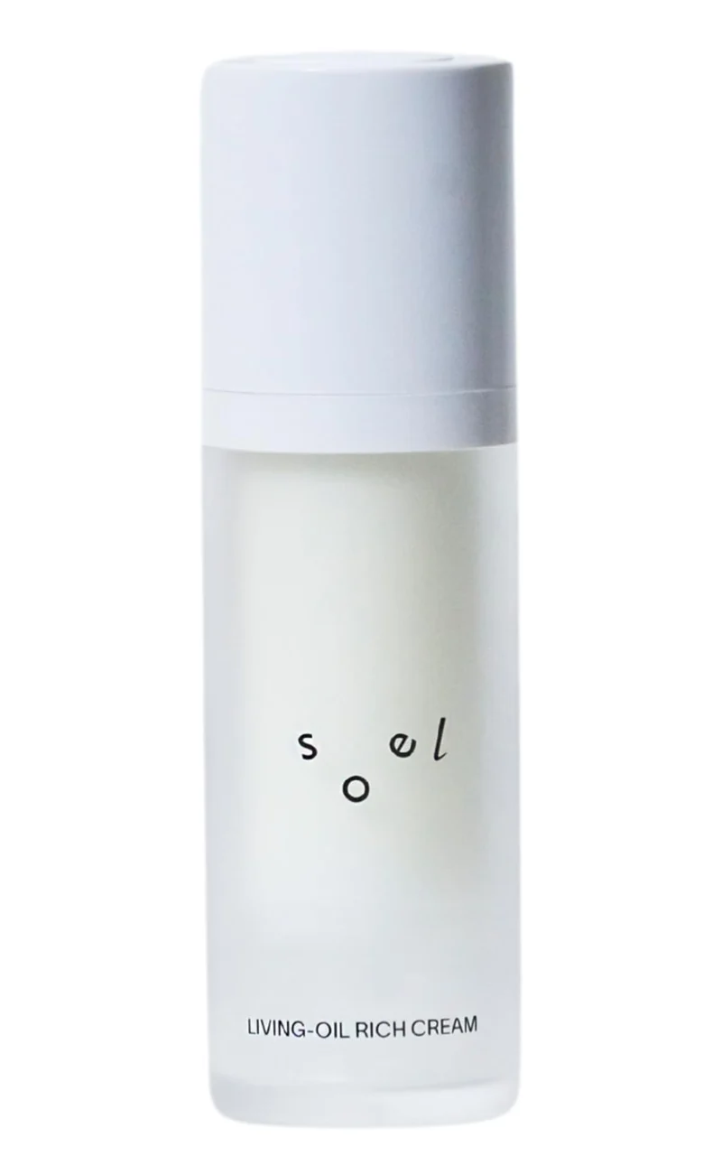 Soel Living Oil Rich Cream 30g Quick Absorb Moisturize Natural Scent
