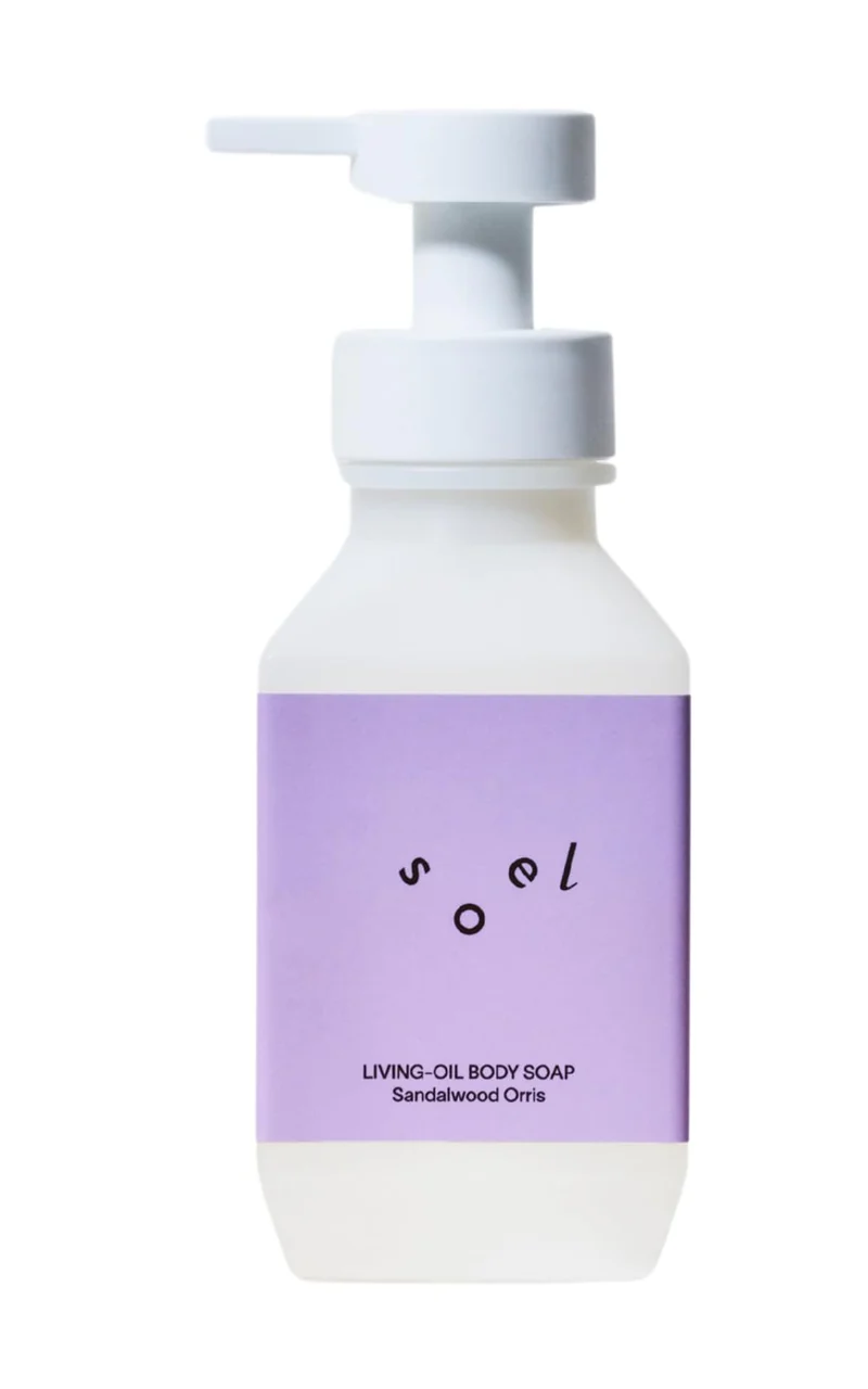 Soel Living Sandalwood Orris Oil Body Soap 400ml Natural Formula