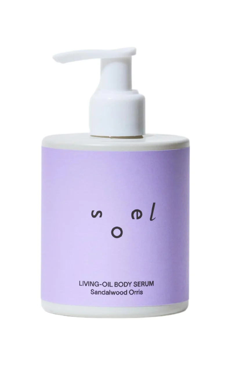 Soel Living 250ml Oil Body Serum Sandalwood Orris Scent