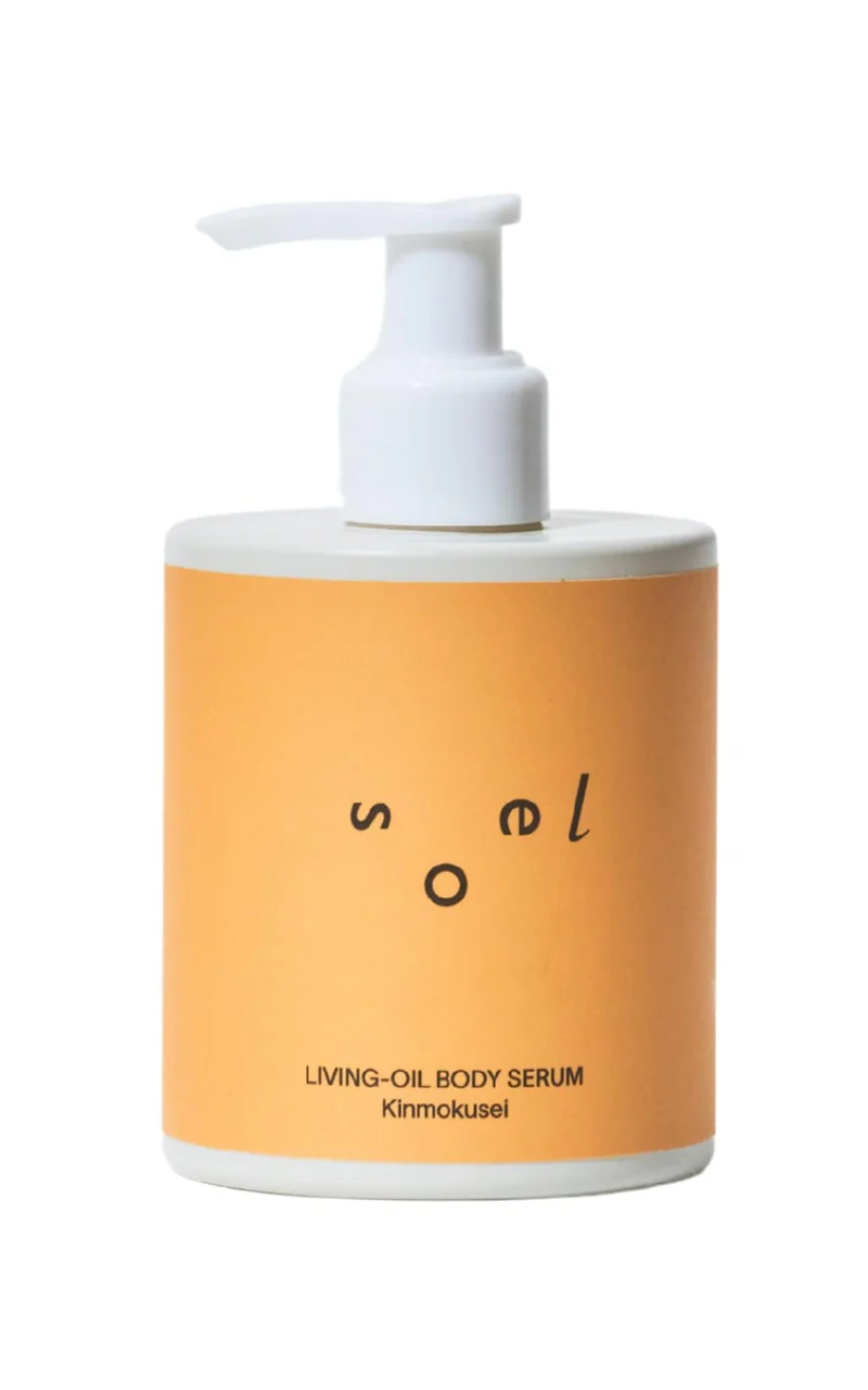 Soel Living Oil Body Serum Kinmokusei 250ml - Natural Moisturizing