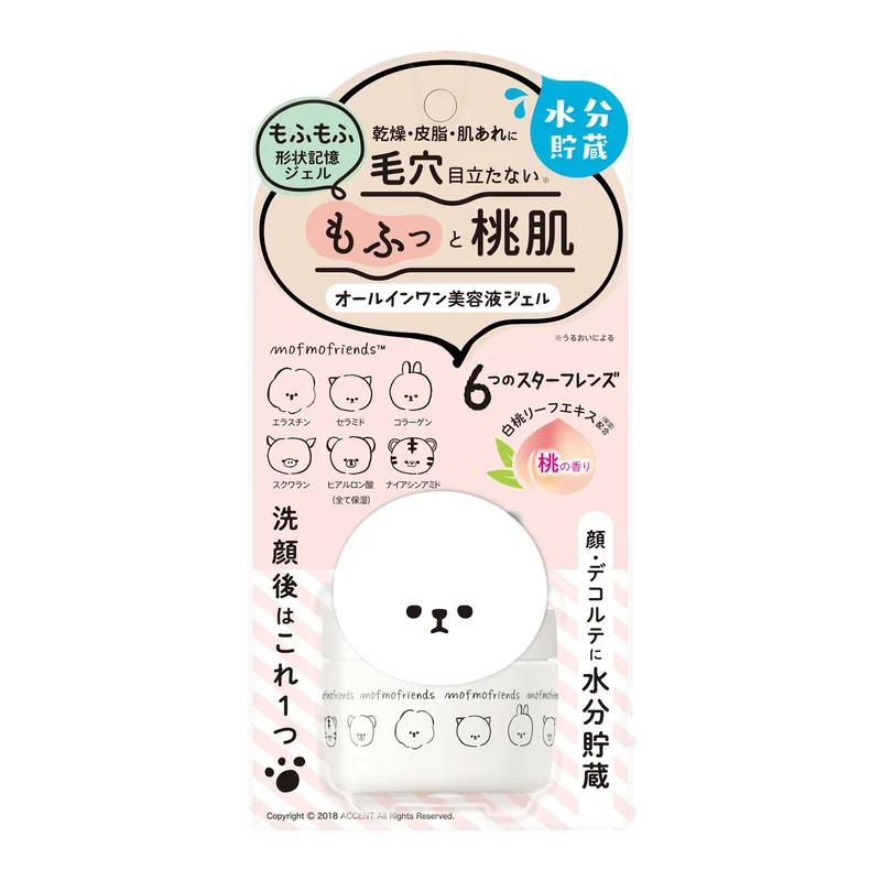 Meishoku Cosmetics Mofumo Friends All-In-One Serum Gel 50g