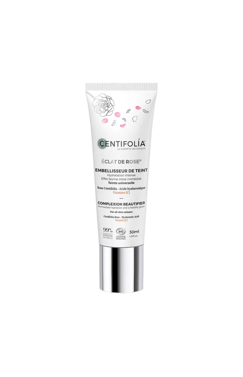 Crème hydratante bio - Acide hyaluronique & rose - Visage - 30ml
