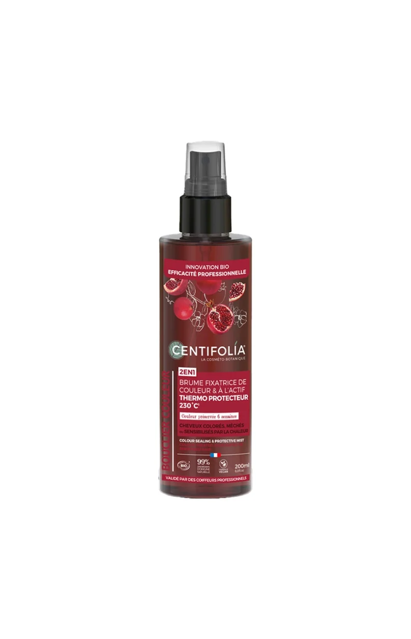 Spray thermoprotecteur bio - Grenade - Cheveux colorés - 200 ml