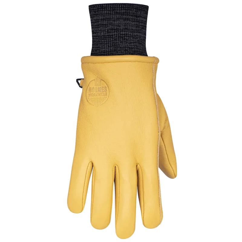 HOLMES WORKWEAR - 2 Paires de Gants d'Hiver en Cuir