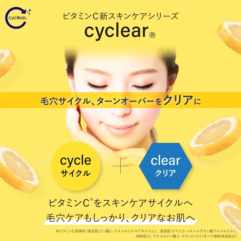 Kumano Oil Cyclear Medicated Vitamin C Lotion 500Ml for Radiant Skin