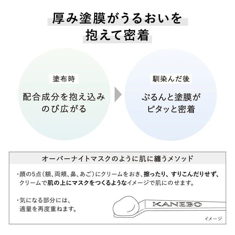 Kanebo Cream In Night II Moisturizing Night Cream 50g for Dry Skin