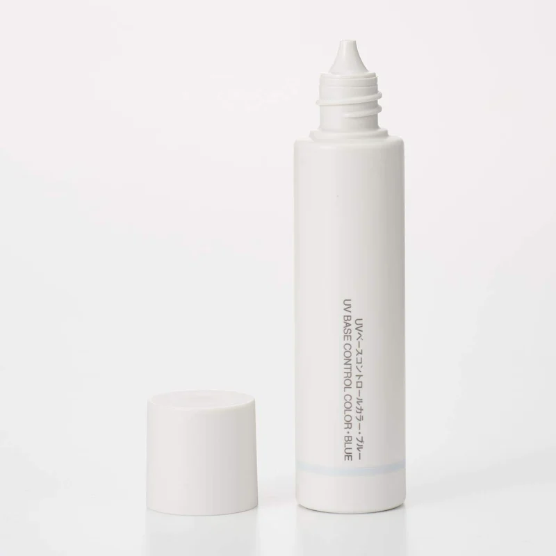 Muji UV Base Control Color Blue 30Ml - Improved Skin Tone & Sun Protection
