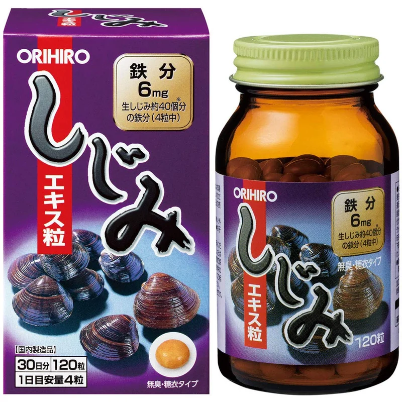 ORIHIRO Shijimi Extract Granules 120 capsel