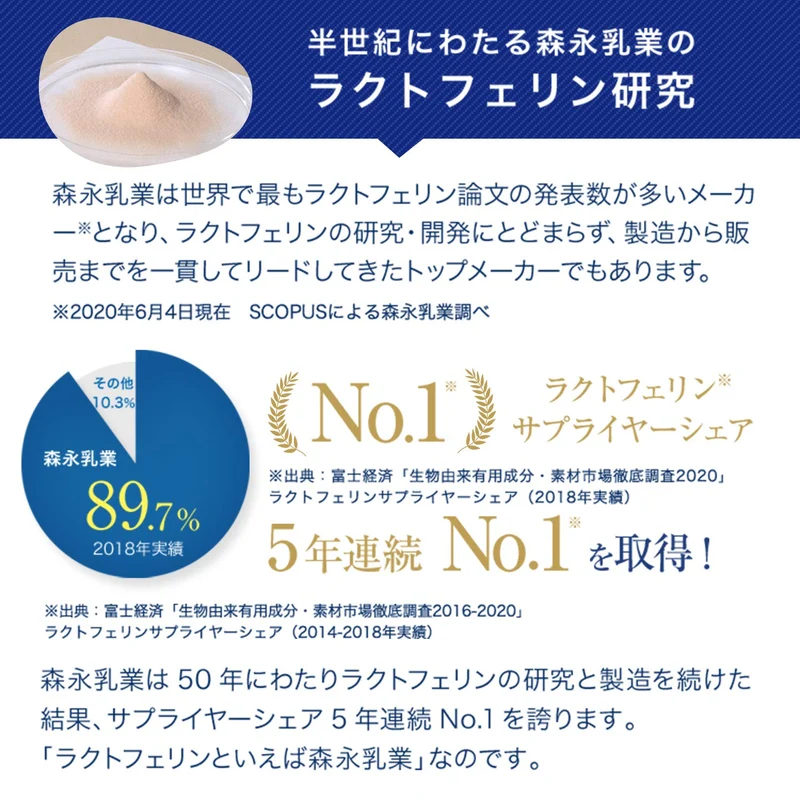 Morinaga Lactoferrin Plus 1 bottle 30 days
